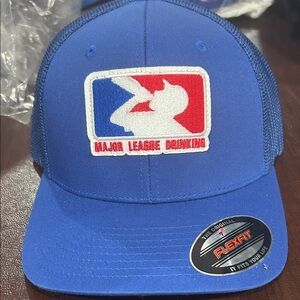 Major League Drinking' Royal blue Flexfit Trucker Hat
